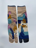 Natural landscape Tabi socks