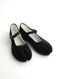 Marugo Mary Jane black Tabi flats
