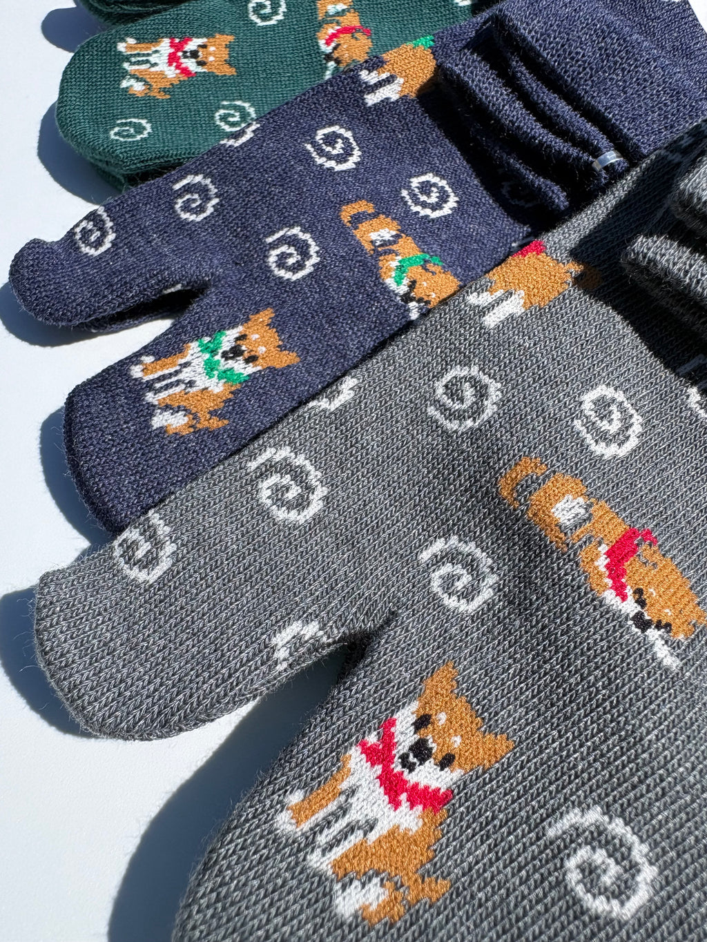close up of shiba inu socks