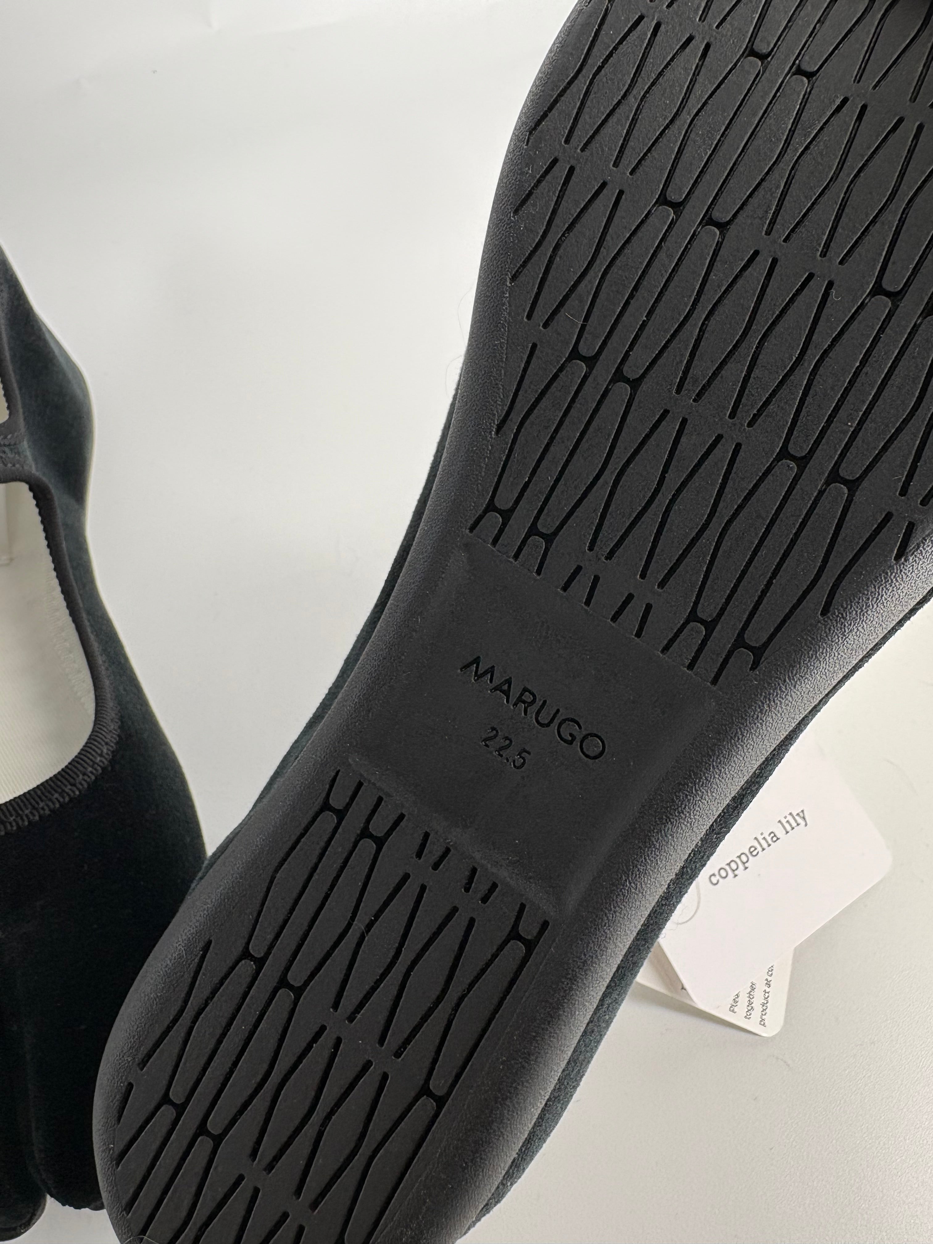 Marugo Mary Jane black Tabi flats