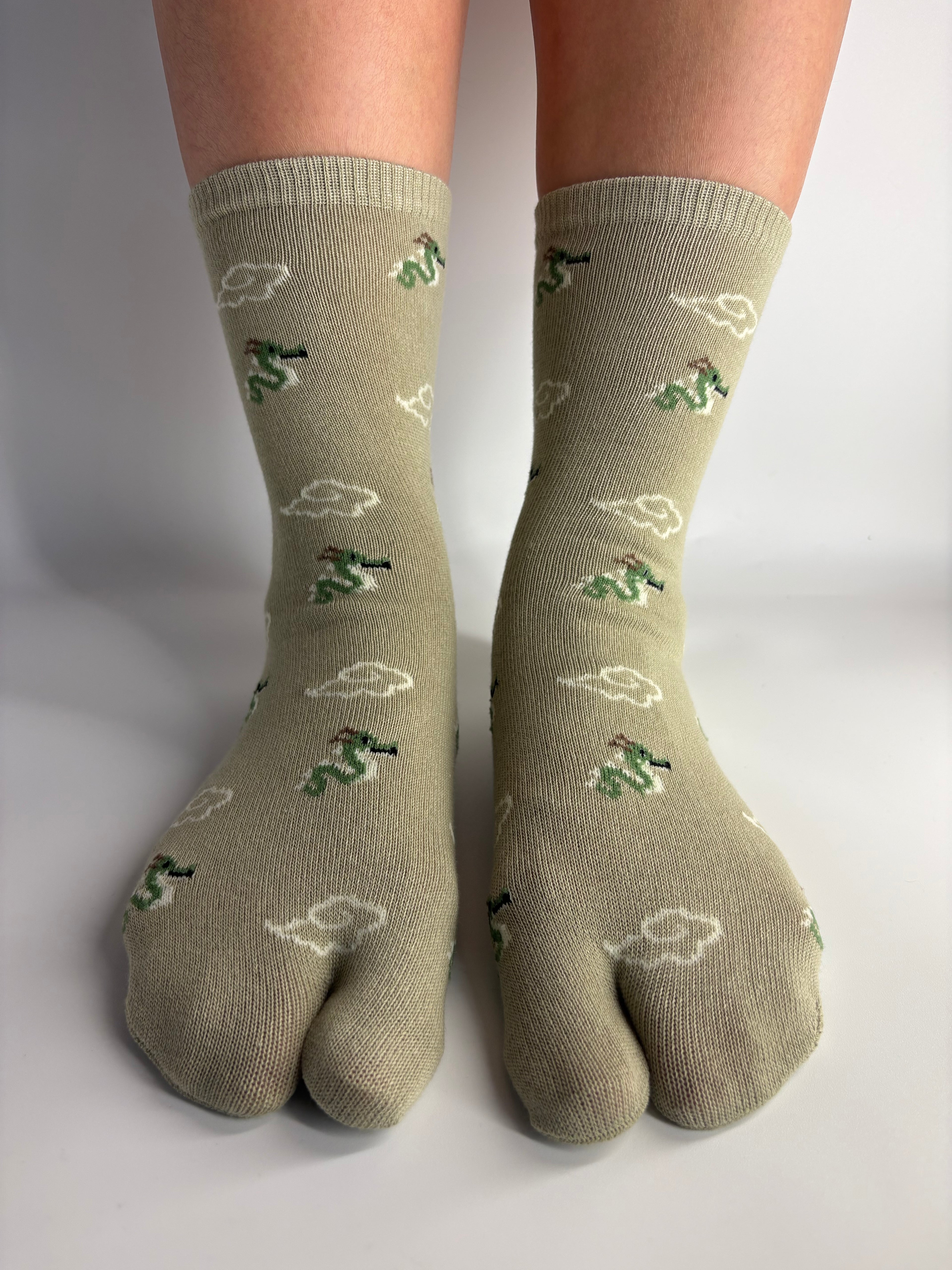 Dragons and Clouds Tabi socks