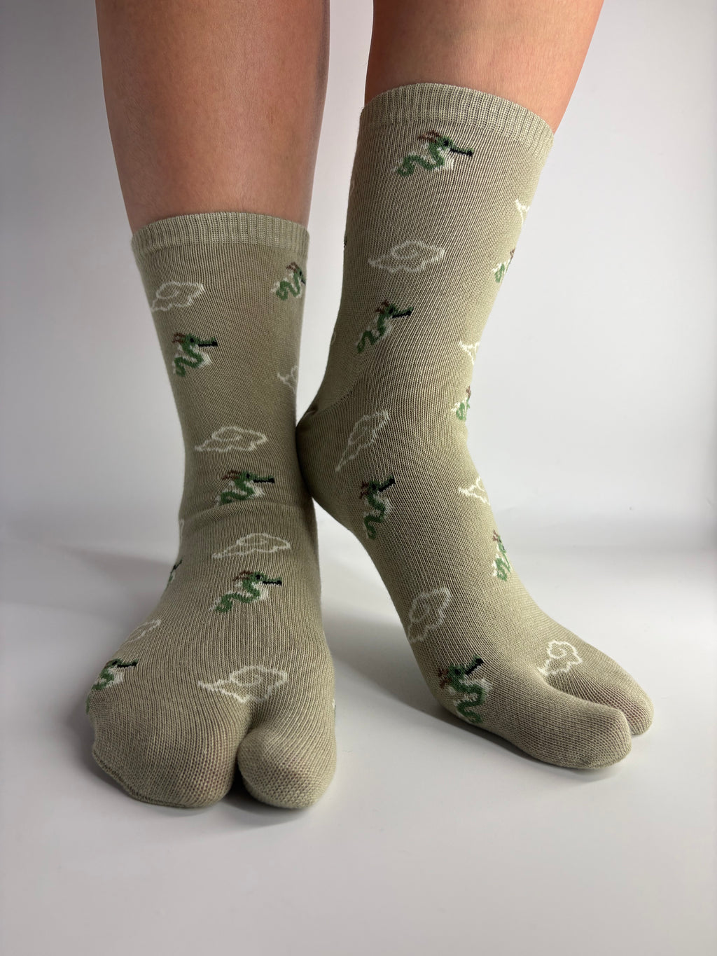 Dragons and Clouds Tabi socks