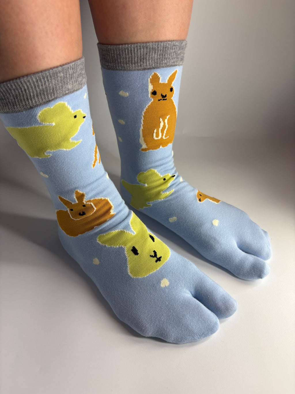 Rabbits in the sky Tabi socks