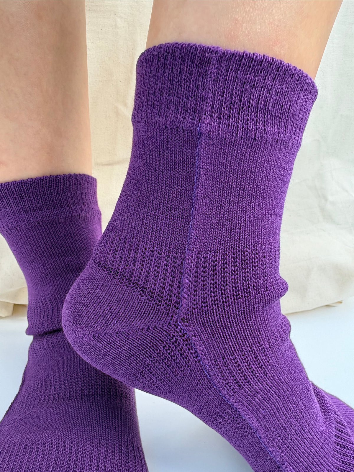 Premium Cotton Tabi socks | Purple