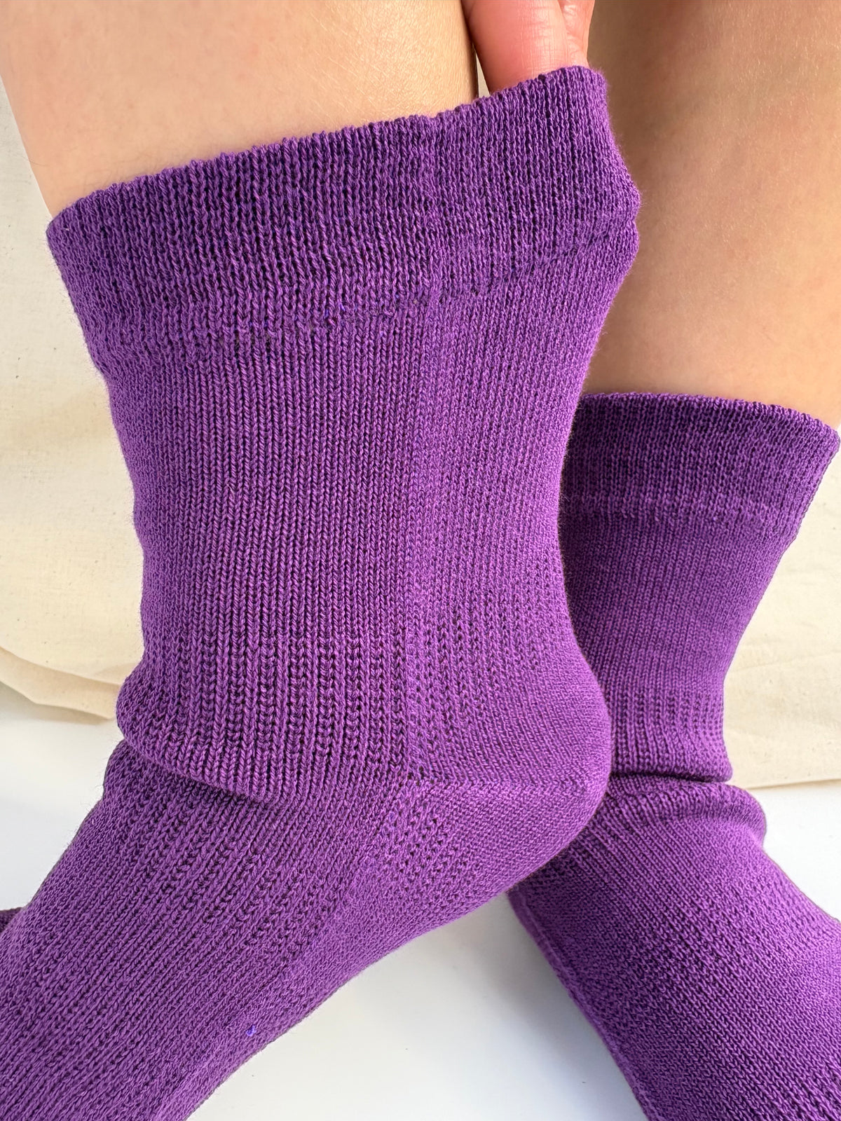 Premium Cotton Tabi socks | Purple